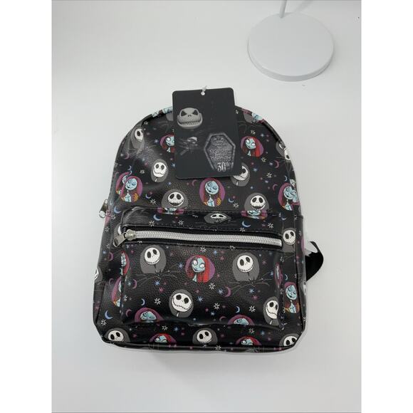 Disney The Nightmare Before Christmas Backpack Black NWT . - Picture 1 of 6